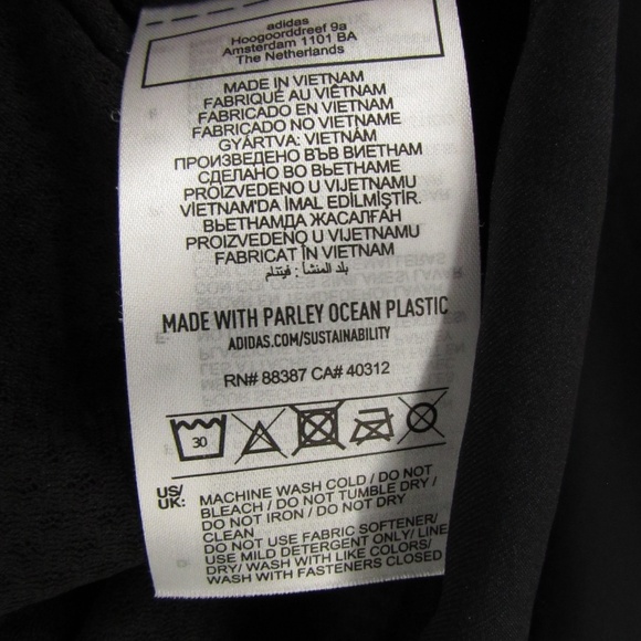 Adidas Aeroready Black Zipper Front Jacket Unisex M - Picture 15 of 16